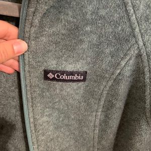 XS Columbia zip up fleece sweatshirt